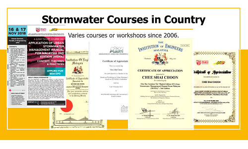 "Stormwater Courses in country"